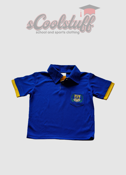 KAMEELFONTEIN Blue Golf Shirt - M